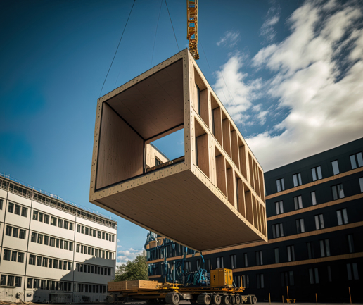 Lüftung für den Modulbau